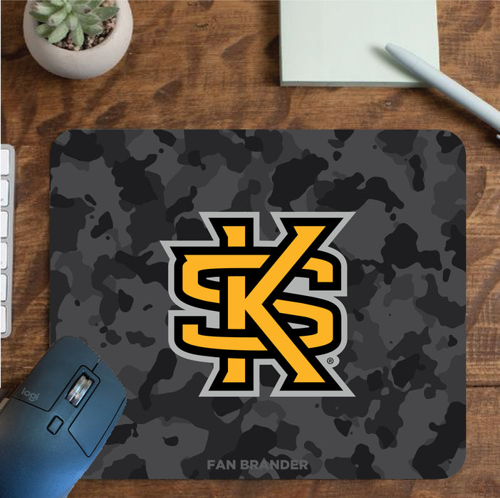 Fan Brander Mousepad with Kennesaw State Owls design, for home, office and gaming.