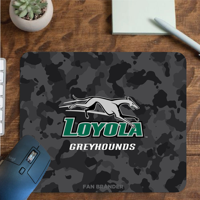 Fan Brander Mousepad with Loyola Univ Of Maryland Hounds design, for home, office and gaming.
