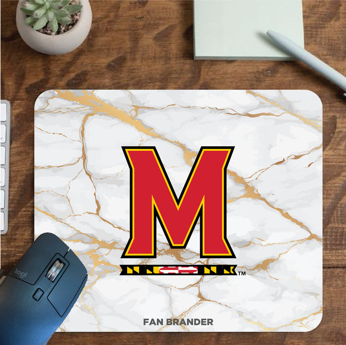 Fan Brander Mousepad with Maryland Terrapins design, for home, office and gaming.