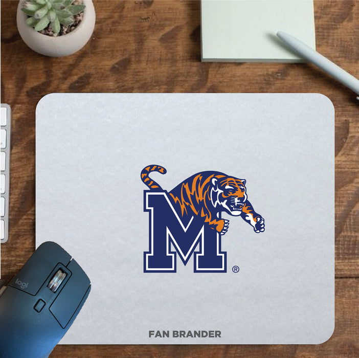 Fan Brander Mousepad with Memphis Tigers design, for home, office and gaming.