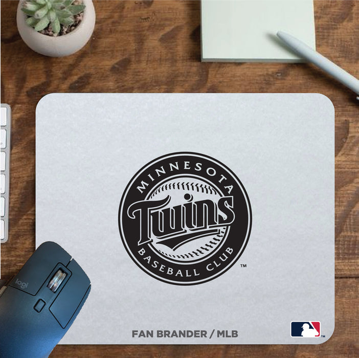 Fan Brander Mousepad with Minnesota Twins design, for home, office and gaming.