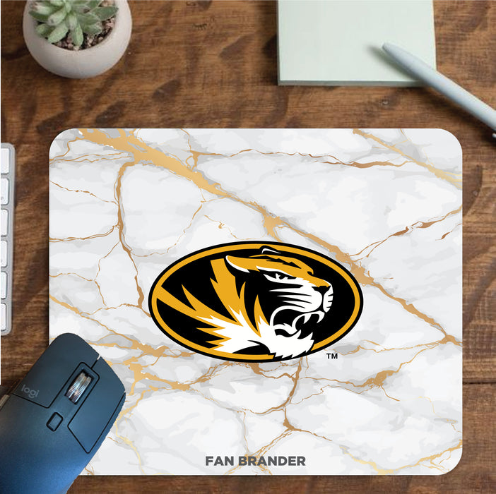 Fan Brander Mousepad with Missouri Tigers design, for home, office and gaming.