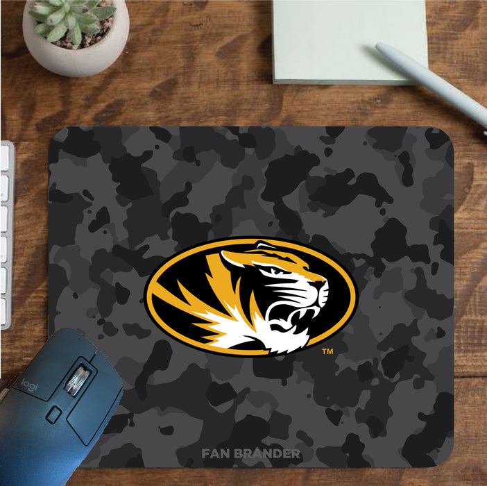 Fan Brander Mousepad with Missouri Tigers design, for home, office and gaming.