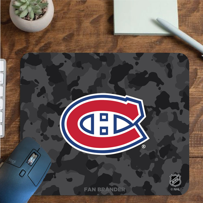 Fan Brander Mousepad with Montreal Canadiens design, for home, office and gaming.
