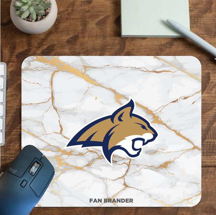 Fan Brander Mousepad with Montana State Bobcats design, for home, office and gaming.