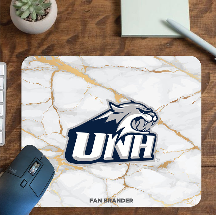 Fan Brander Mousepad with New Hampshire Wildcats design, for home, office and gaming.