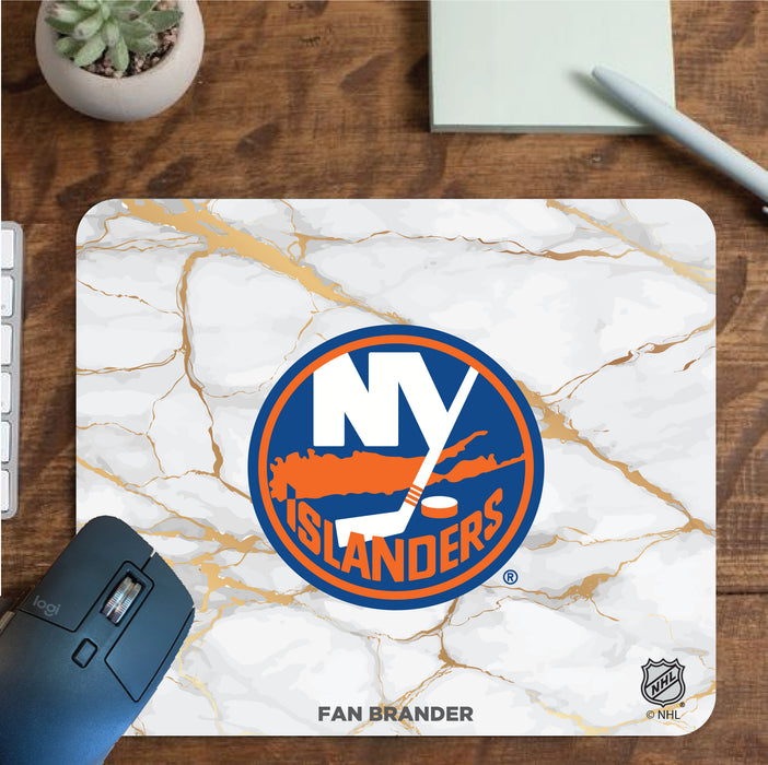 Fan Brander Mousepad with New York Islanders design, for home, office and gaming.