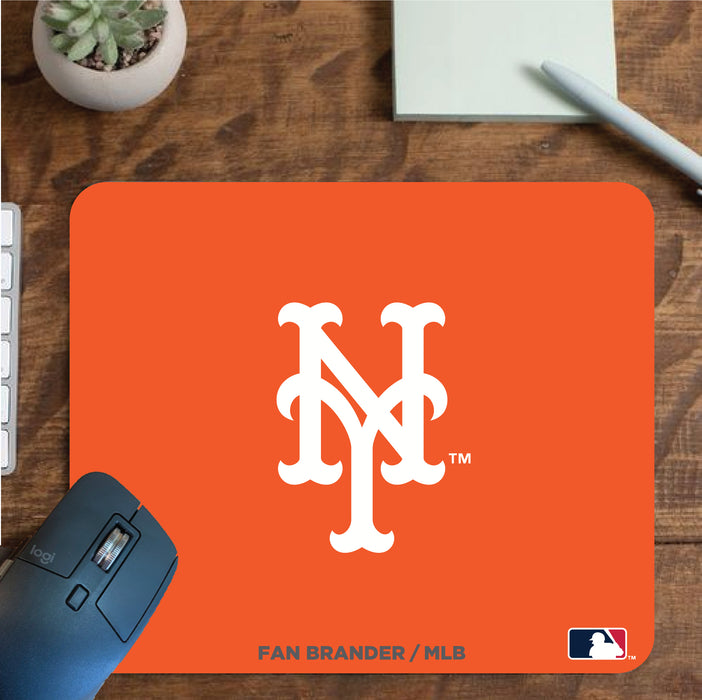 Fan Brander Mousepad with New York Mets design, for home, office and gaming.