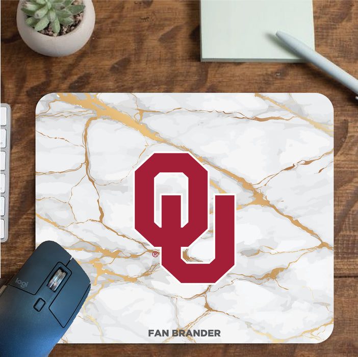 Fan Brander Mousepad with Oklahoma Sooners design, for home, office and gaming.