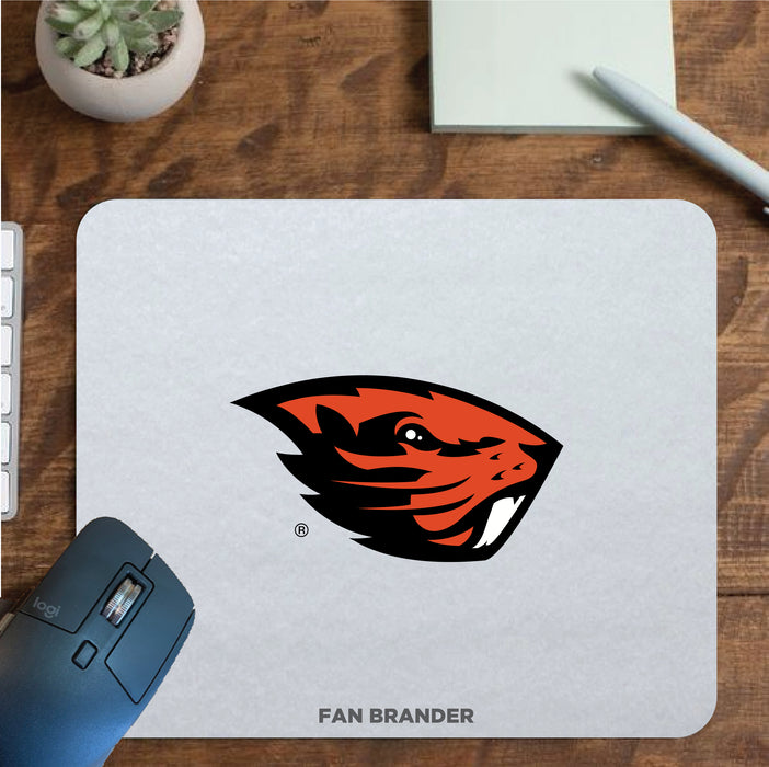 Fan Brander Mousepad with Oregon State Beavers design, for home, office and gaming.