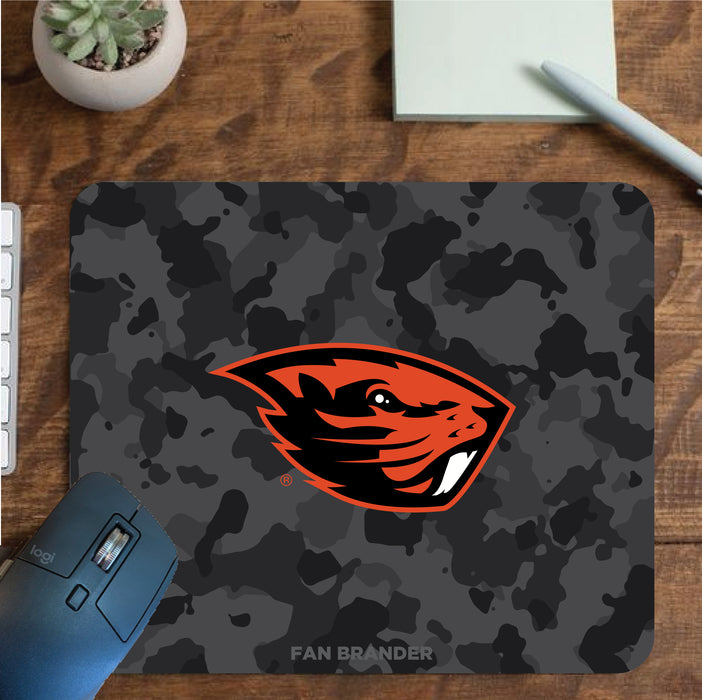Fan Brander Mousepad with Oregon State Beavers design, for home, office and gaming.
