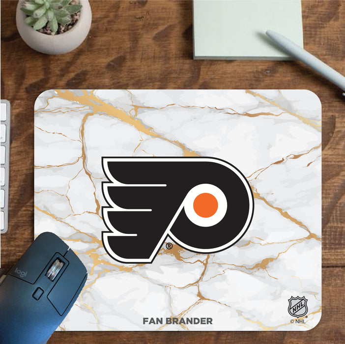 Fan Brander Mousepad with Philadelphia Flyers design, for home, office and gaming.