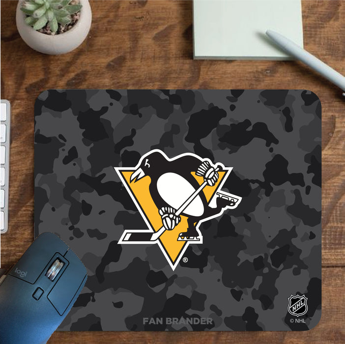 Fan Brander Mousepad with Pittsburgh Penguins design, for home, office and gaming.