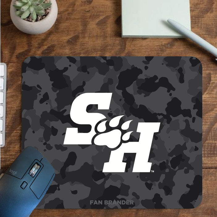 Fan Brander Mousepad with Sam Houston State Bearkats design, for home, office and gaming.