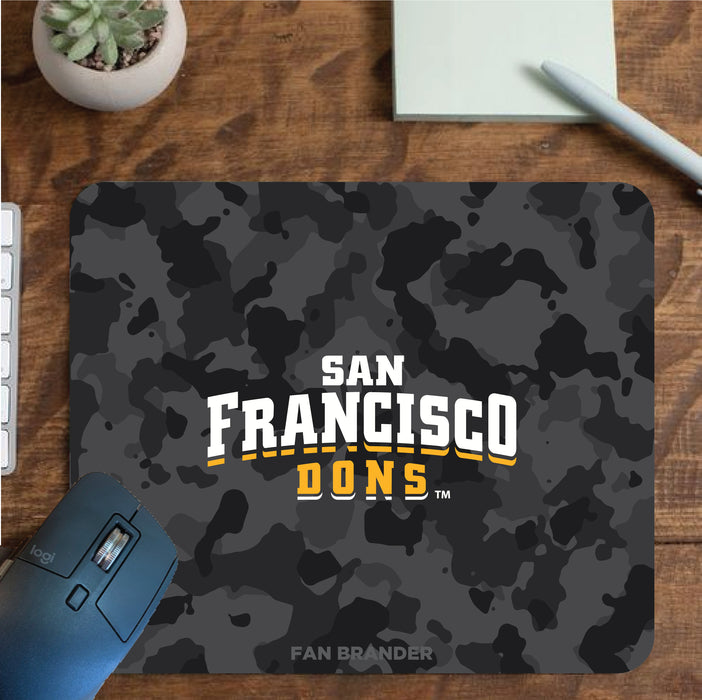 Fan Brander Mousepad with San Francisco Dons design, for home, office and gaming.