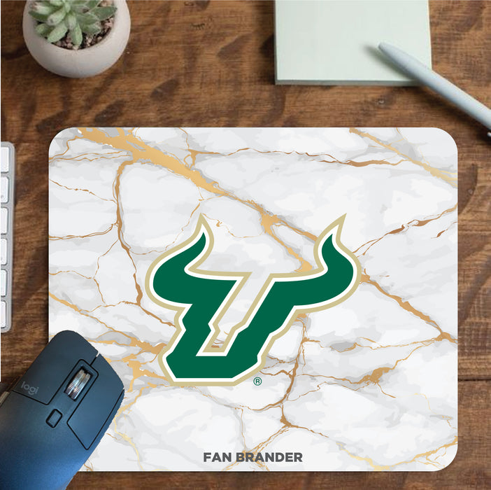 Fan Brander Mousepad with South Florida Bulls design, for home, office and gaming.