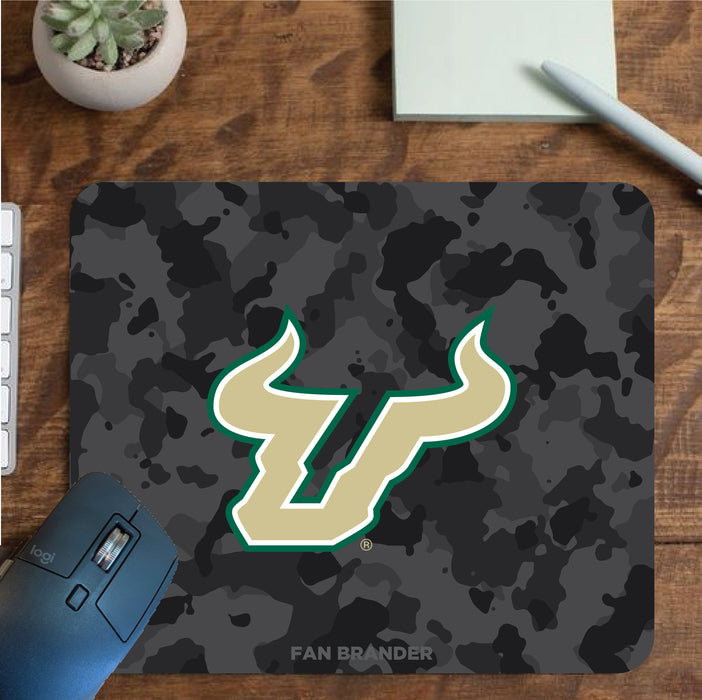 Fan Brander Mousepad with South Florida Bulls design, for home, office and gaming.