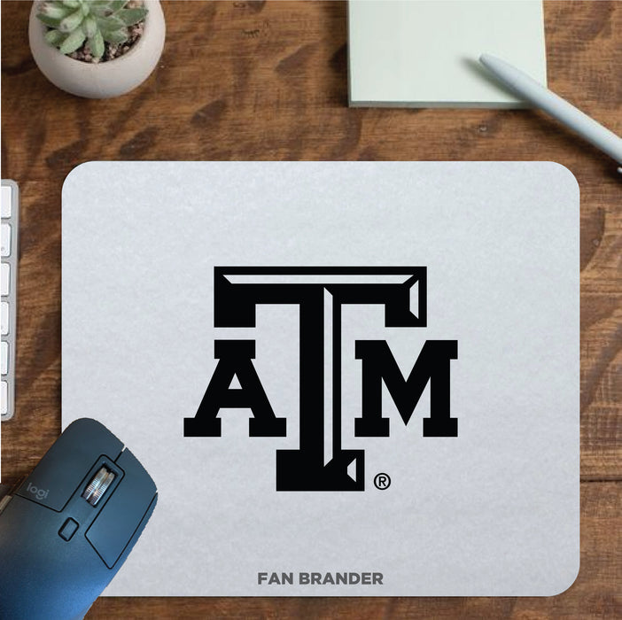 Fan Brander Mousepad with Texas A&M Aggies design, for home, office and gaming.