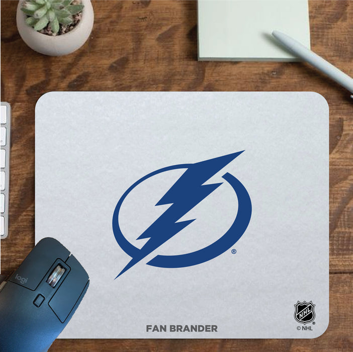 Fan Brander Mousepad with Tampa Bay Lightning design, for home, office and gaming.