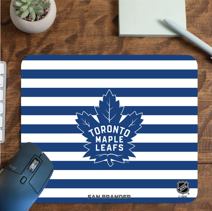 Fan Brander Mousepad with Toronto Maple Leafs design, for home, office and gaming.