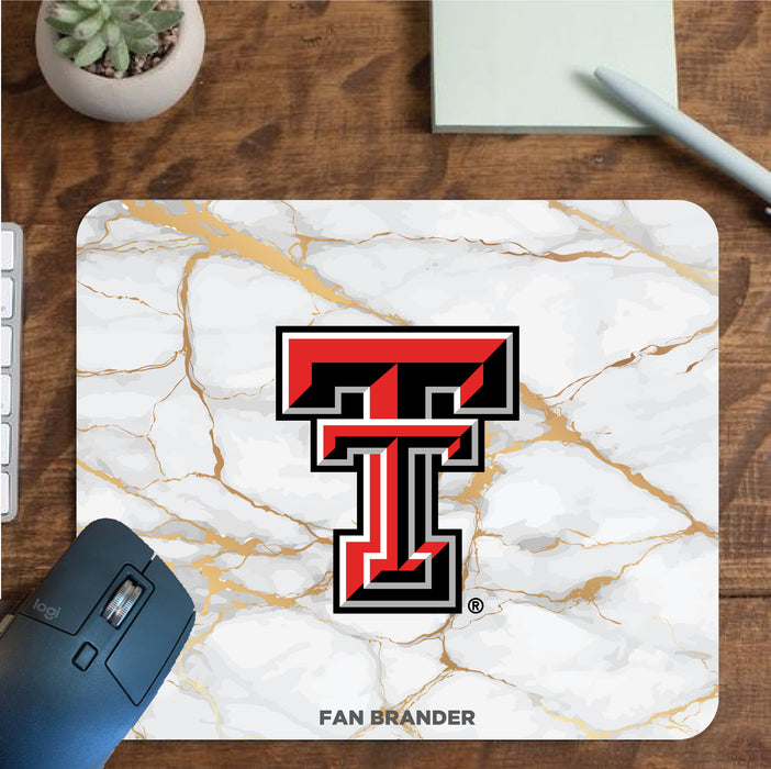 Fan Brander Mousepad with Texas Tech Red Raiders design, for home, office and gaming.