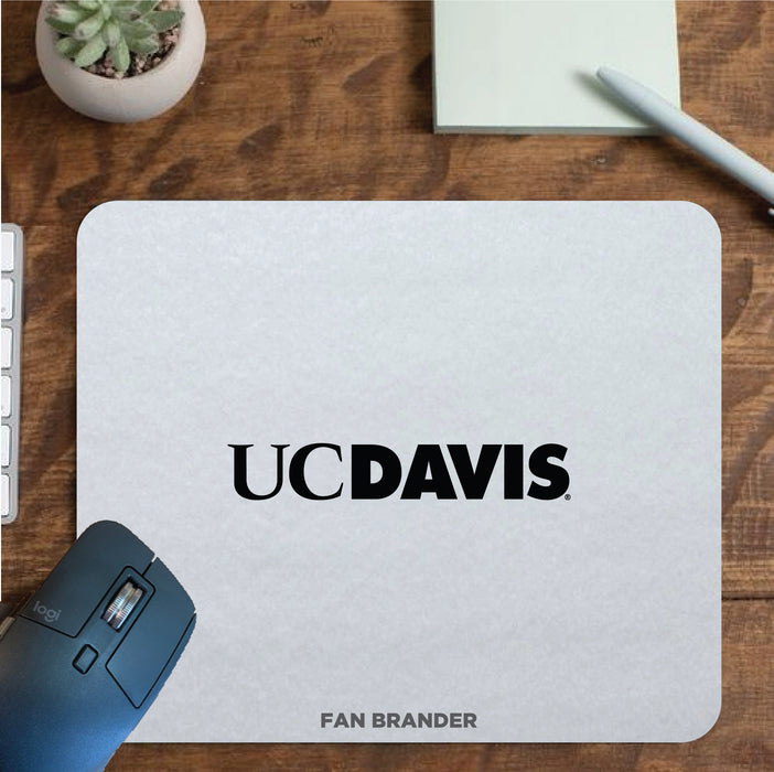 Fan Brander Mousepad with UC Davis Aggies design, for home, office and gaming.