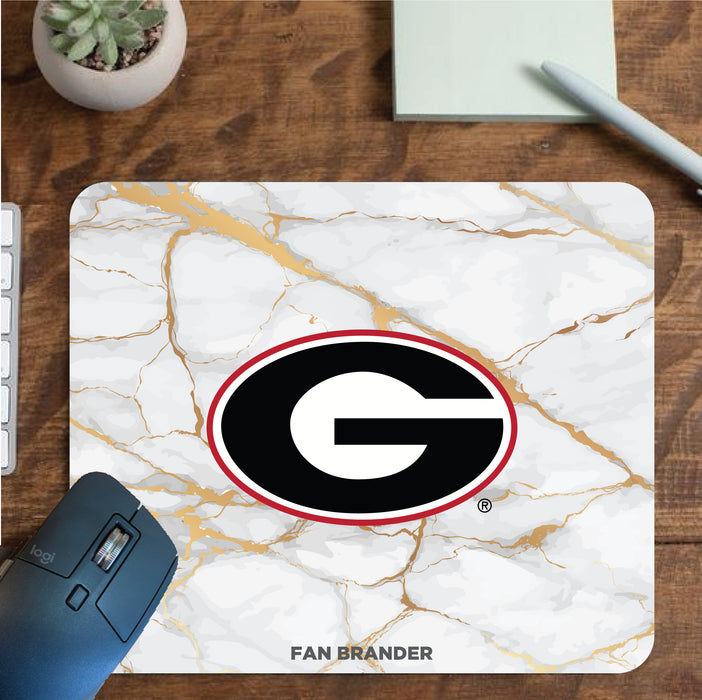 Fan Brander Mousepad with Georgia Bulldogs design, for home, office and gaming.