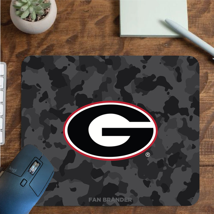 Fan Brander Mousepad with Georgia Bulldogs design, for home, office and gaming.
