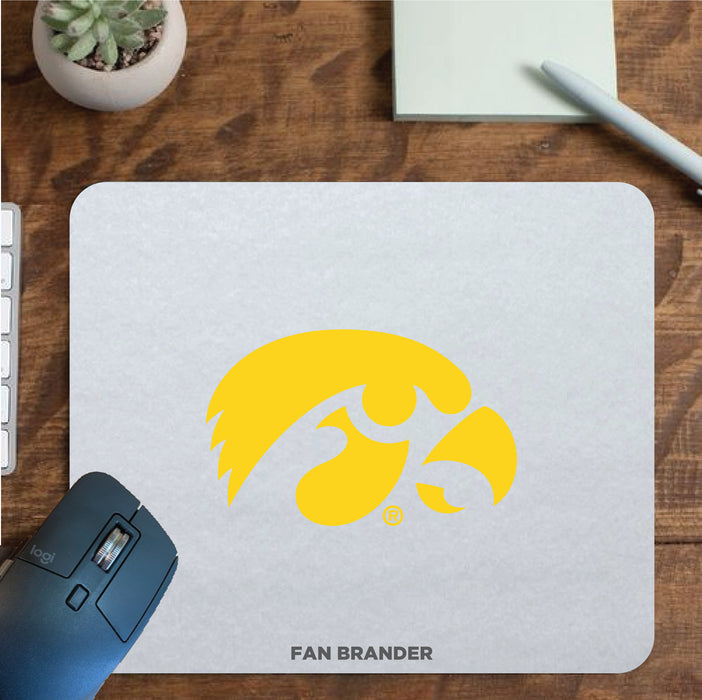 Fan Brander Mousepad with Iowa Hawkeyes design, for home, office and gaming.