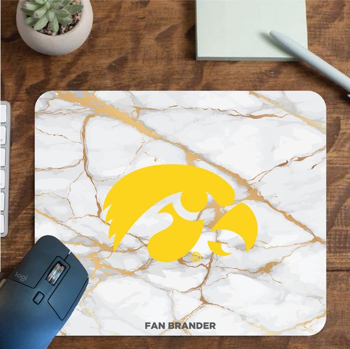 Fan Brander Mousepad with Iowa Hawkeyes design, for home, office and gaming.