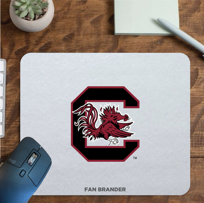 Fan Brander Mousepad with South Carolina Gamecocks design, for home, office and gaming.