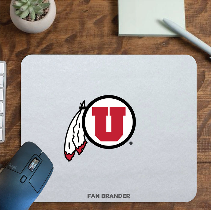 Fan Brander Mousepad with Utah Utes design, for home, office and gaming.