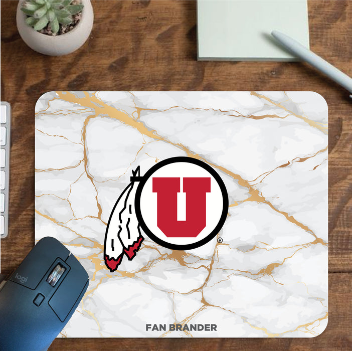 Fan Brander Mousepad with Utah Utes design, for home, office and gaming.