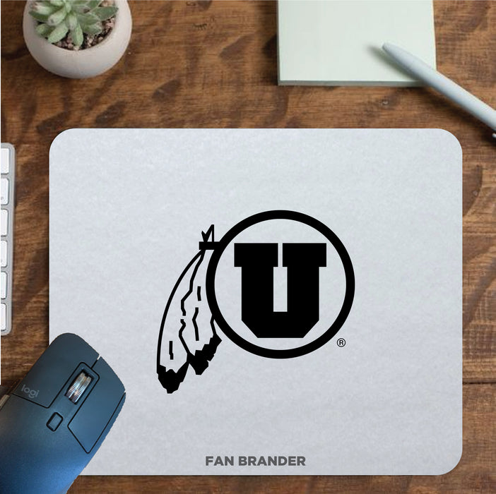 Fan Brander Mousepad with Utah Utes design, for home, office and gaming.