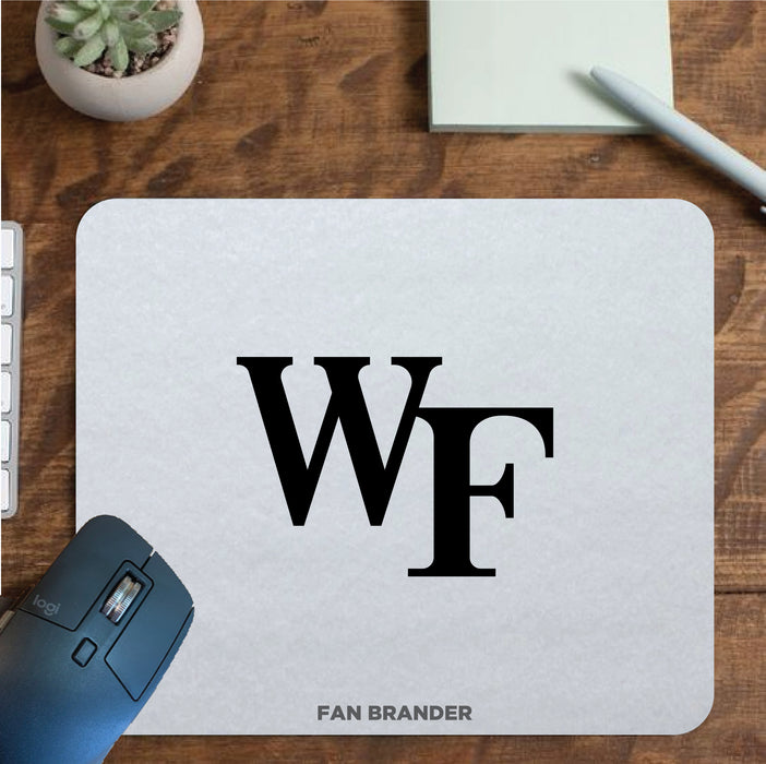 Fan Brander Mousepad with Wake Forest Demon Deacons design, for home, office and gaming.