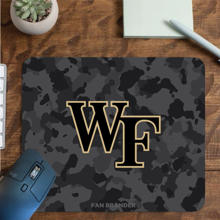 Fan Brander Mousepad with Wake Forest Demon Deacons design, for home, office and gaming.