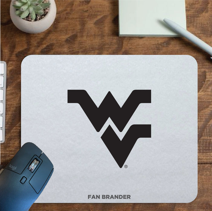 Fan Brander Mousepad with West Virginia Mountaineers design, for home, office and gaming.