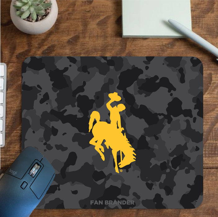 Fan Brander Mousepad with Wyoming Cowboys design, for home, office and gaming.