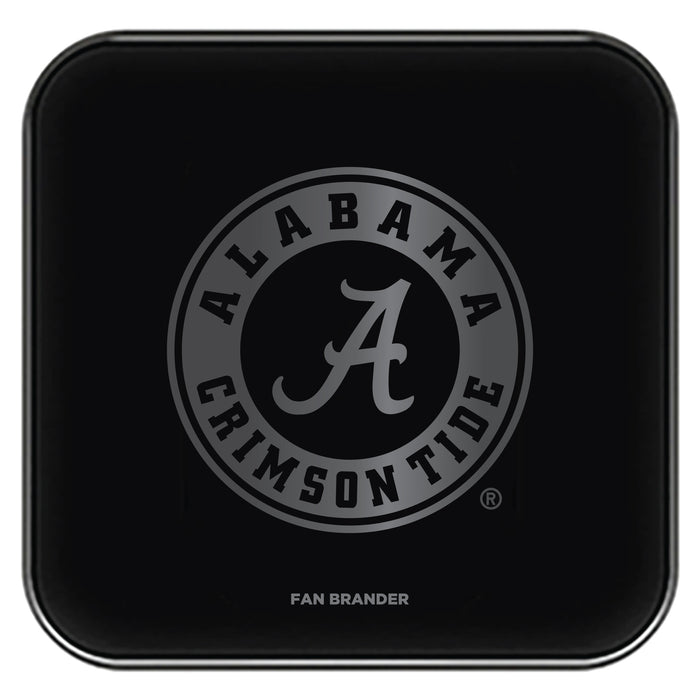Fan Brander Fast Charging Wireless Charger with Alabama Crimson Tide laser etched Primary Logo
