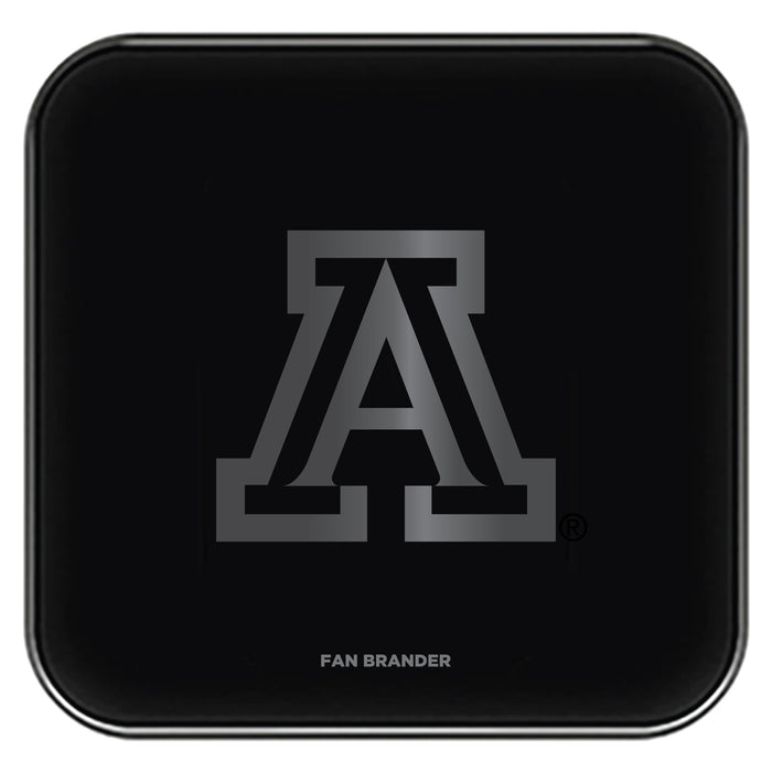 Fan Brander Fast Charging Wireless Charger with Arizona Wildcats laser etched Primary Logo