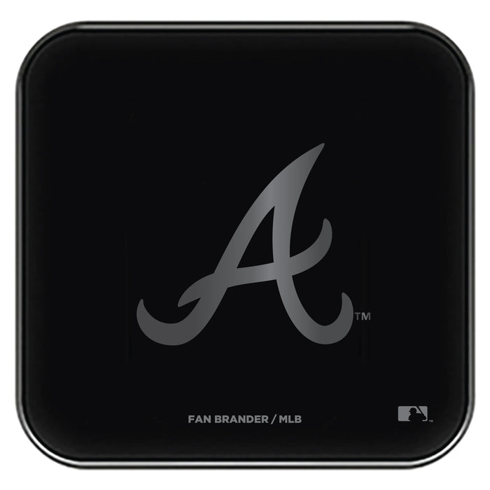 Fan Brander Fast Charging Wireless Charger with Atlanta Braves laser etched Primary Logo