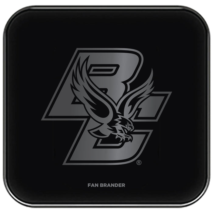 Fan Brander Fast Charging Wireless Charger with Boston College Eagles laser etched Primary Logo