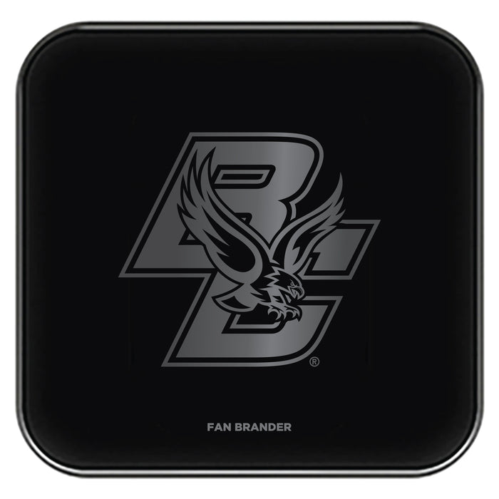 Fan Brander Fast Charging Wireless Charger with Boston College Eagles laser etched Primary Logo