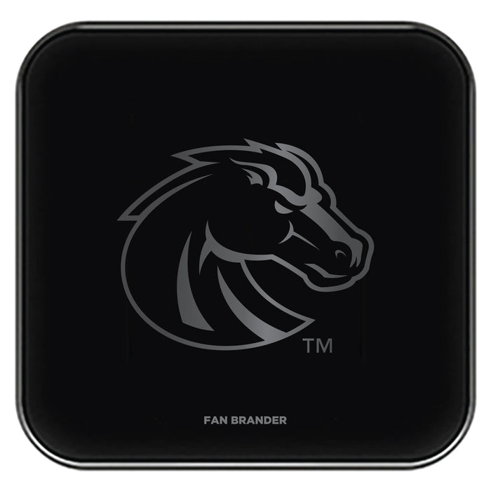 Fan Brander Fast Charging Wireless Charger with Boise State Broncos laser etched Primary Logo