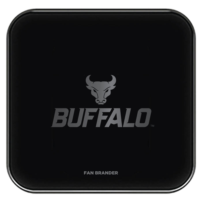 Fan Brander Fast Charging Wireless Charger with Buffalo Bulls laser etched Primary Logo
