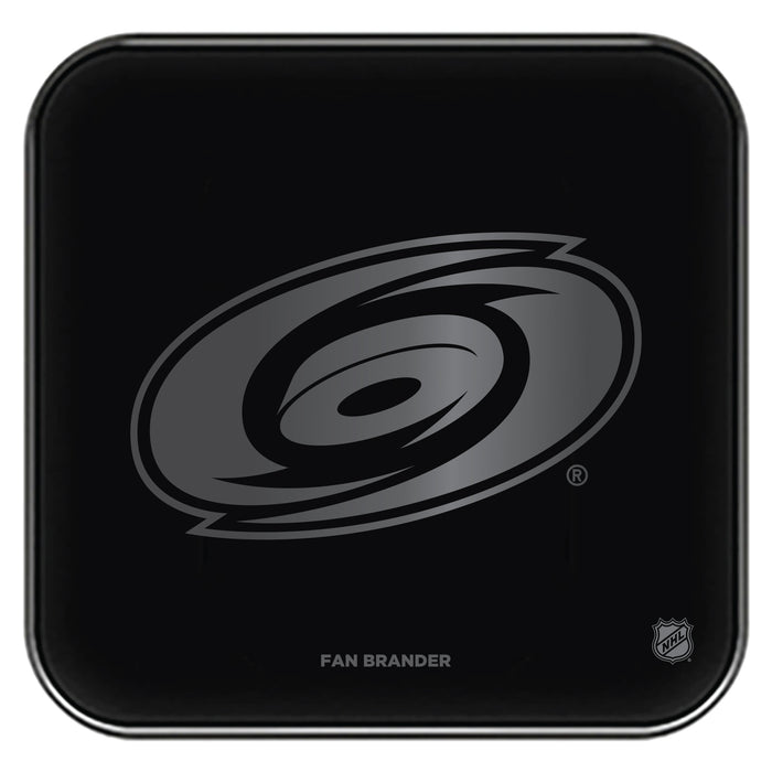 Fan Brander Fast Charging Wireless Charger with Carolina Hurricanes laser etched Primary Logo