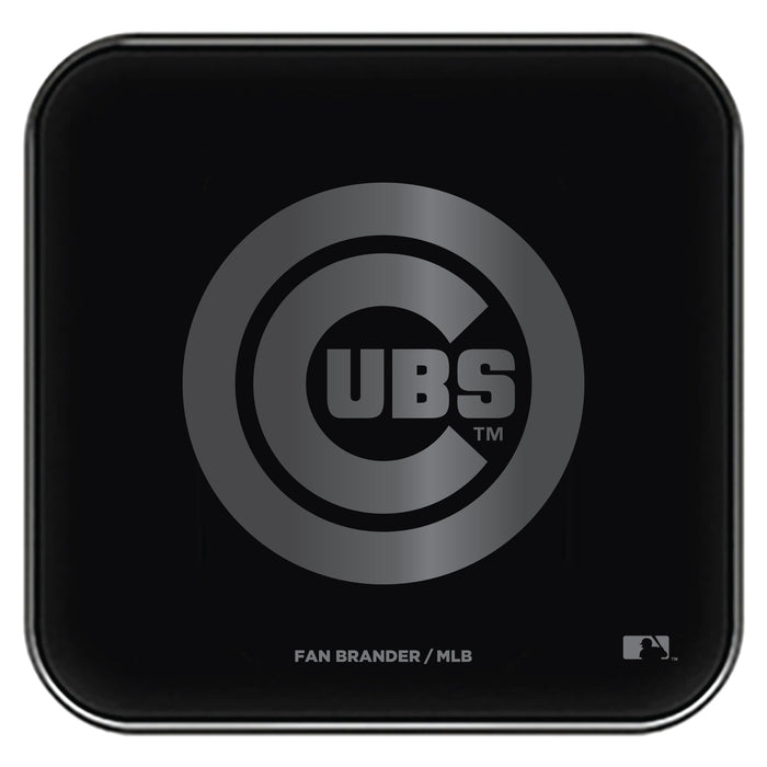 Fan Brander Fast Charging Wireless Charger with Chicago Cubs laser etched Primary Logo