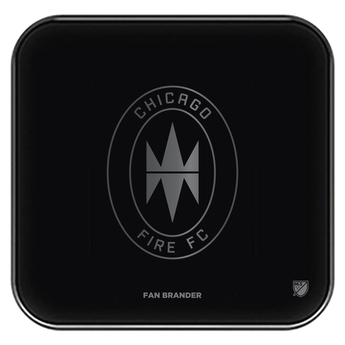 Fan Brander Fast Charging Wireless Charger with Chicago Fire laser etched Primary Logo