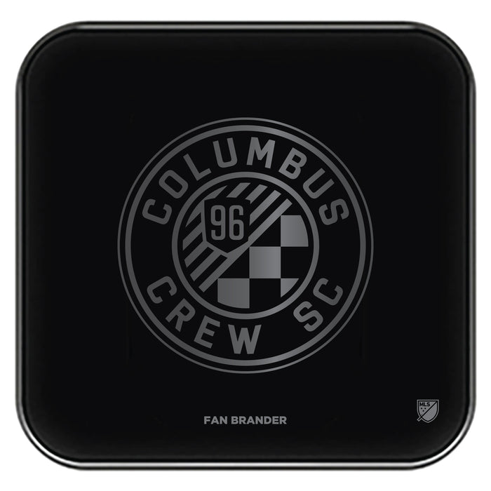 Fan Brander Fast Charging Wireless Charger with Columbus Crew SC laser etched Primary Logo