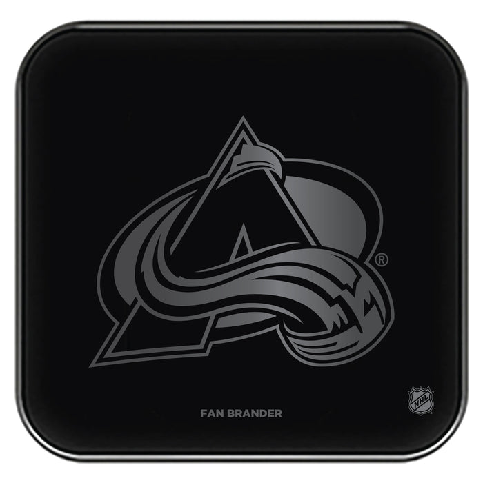 Fan Brander Fast Charging Wireless Charger with Colorado Avalanche laser etched Primary Logo